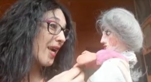 Laura Mercadante e la sua puppet